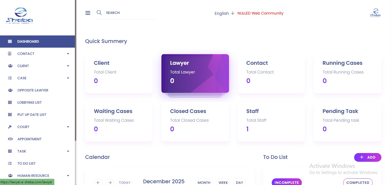 Lawyer Management
