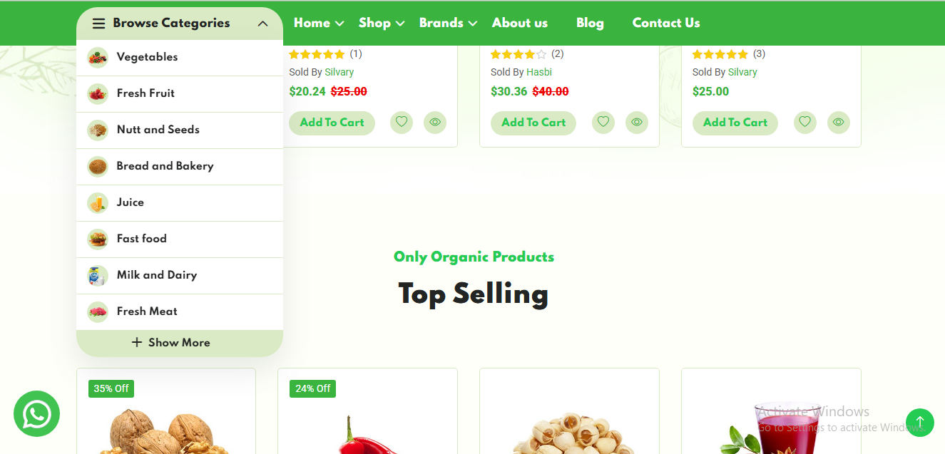 Ecommerce Demo webstie